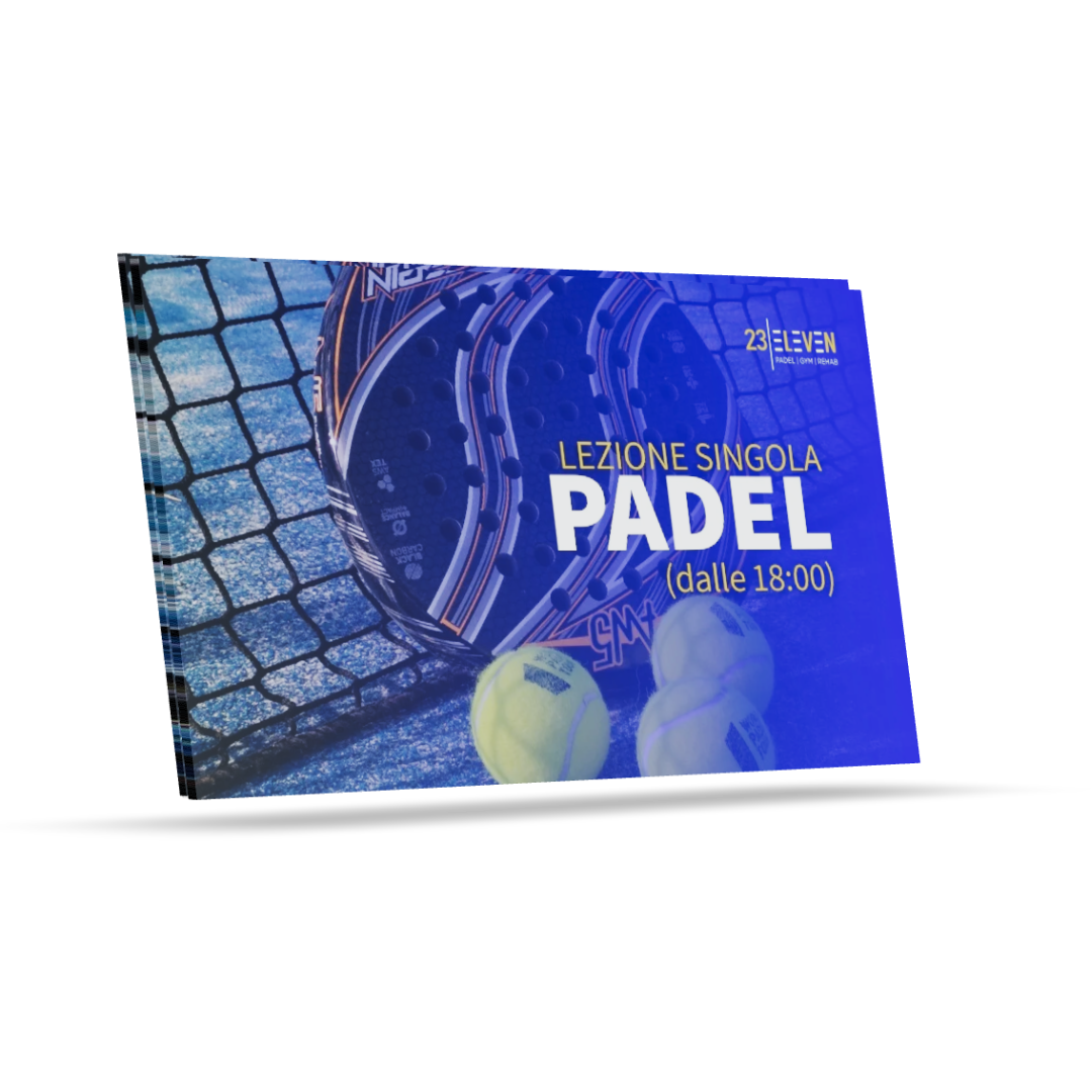 Lezione Singola di Padel (dalle 18:00)