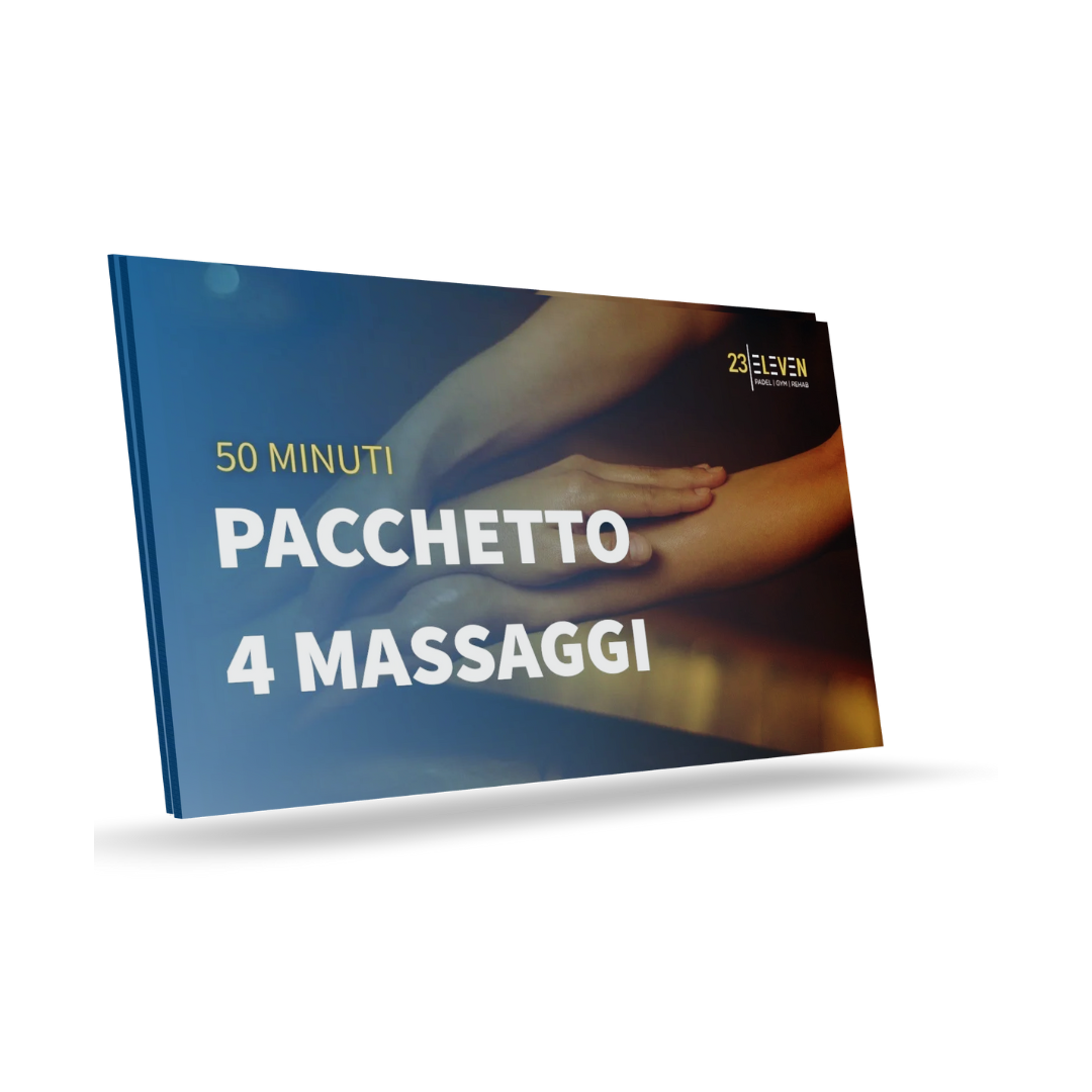 Pacchetto 4 massaggi | 50 min